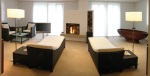 Romantik Hotel Neumuehle offers an exclusive spa suite with mahogany bath tub and open fire place